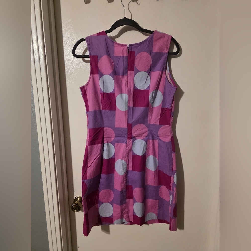 Espirit Pink Geometric Dress Size 11/12 - Picture 4 of 4